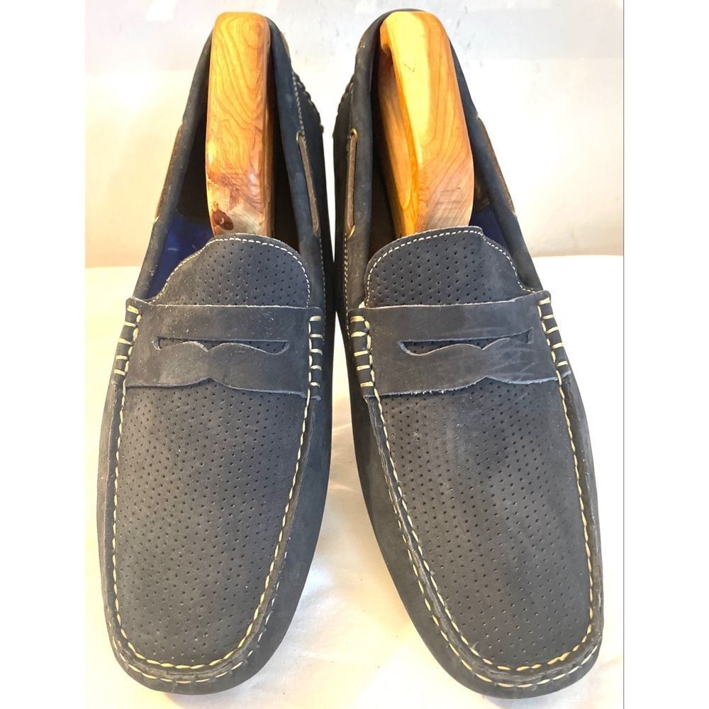 Johnston & Murphy Gray Loafers